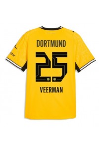 Borussia Dortmund Joey Veerman #25 Jalkapallovaatteet Kotipaita 2026-27 Lyhythihainen